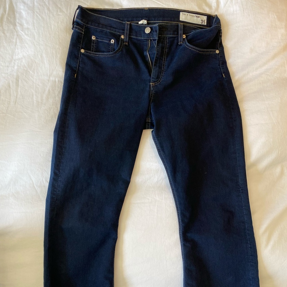 RAG&BONE DARK WASHED flare jeans size 31